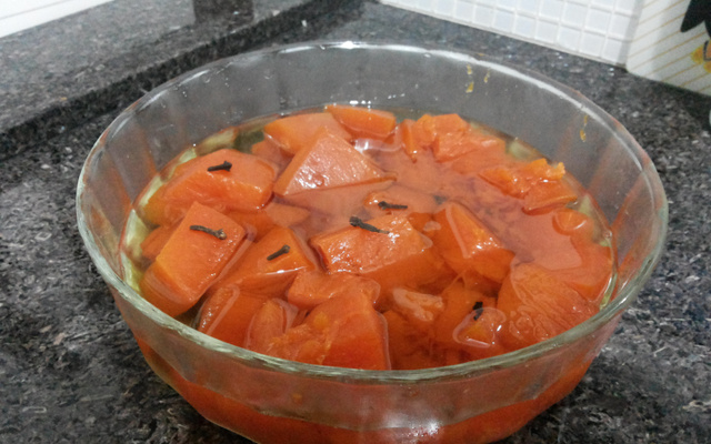 Doce de abóbora de panela de pressão