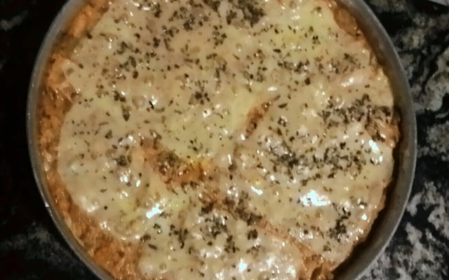 Lasanha com frango ao molho branco