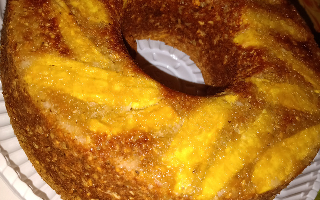 Bolo de banana da terra fit