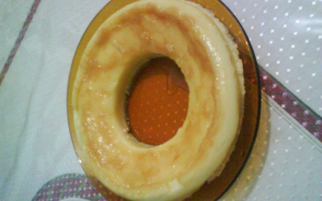 Bolo queijadinha de micro-ondas