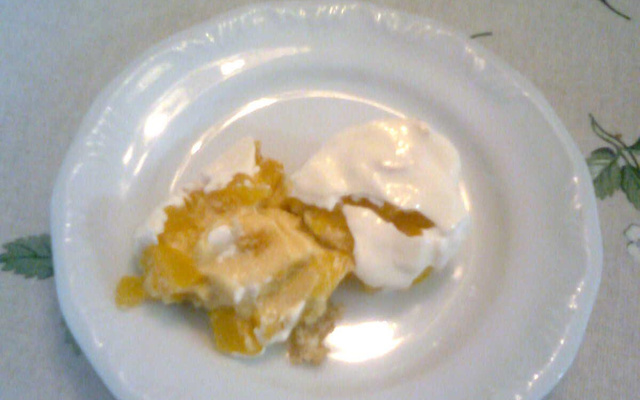 Pavê de Pêssego da Kell