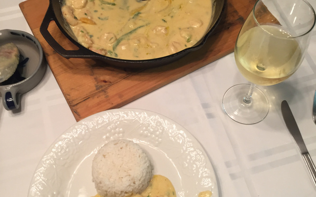 Moqueca de camarão Brasil e Alemanha
