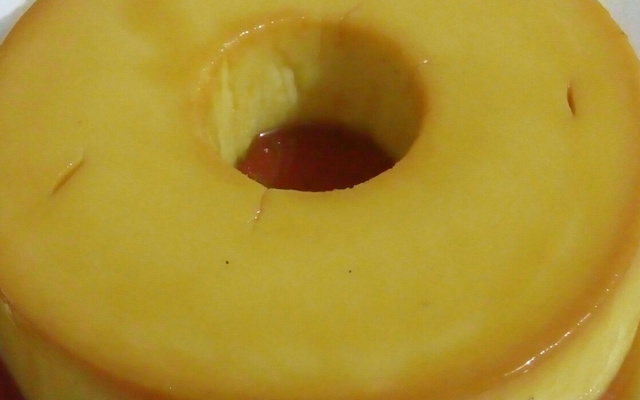 Pudim de leite em pó com leite de coco