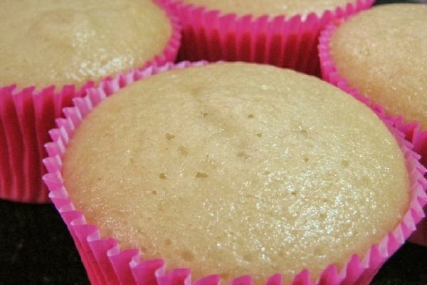 Massa para cupcake de baunilha