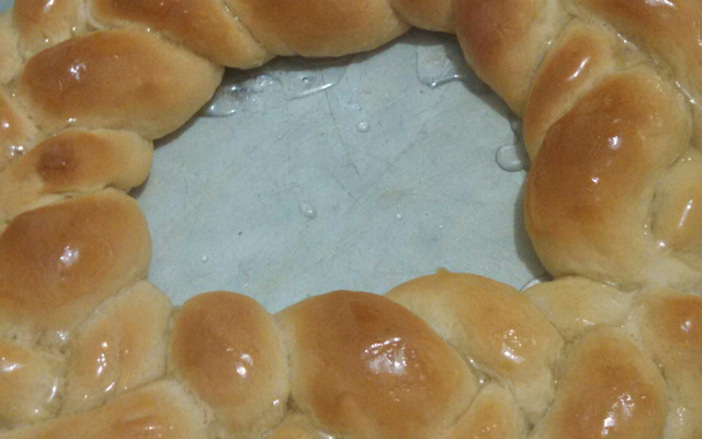 Pão caseiro simples (pão sovado)