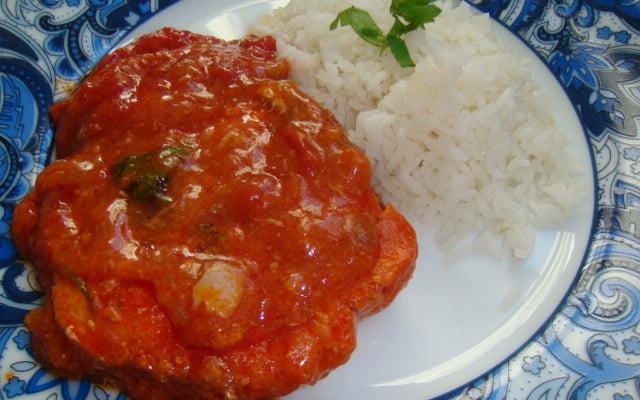 Cação no molho da Paula