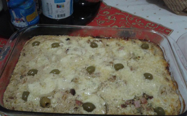 Batata a portuguesa gratinada