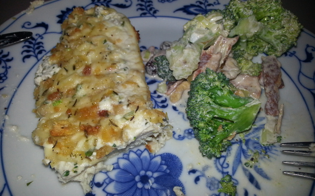 Frango cremoso de assadeira