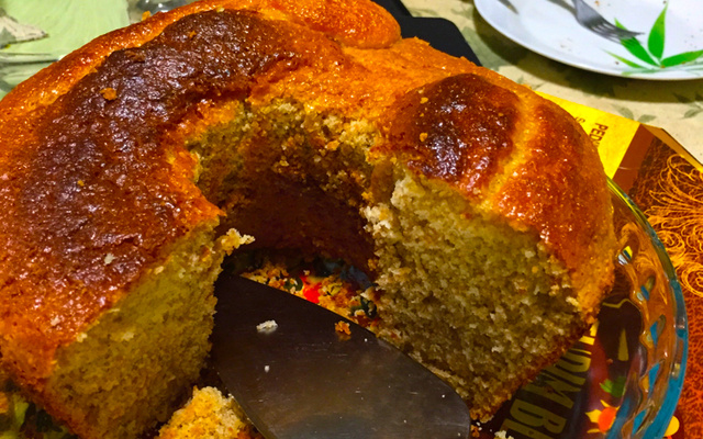 Bolo simples de liquidificador