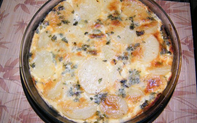 Batatas au gratin