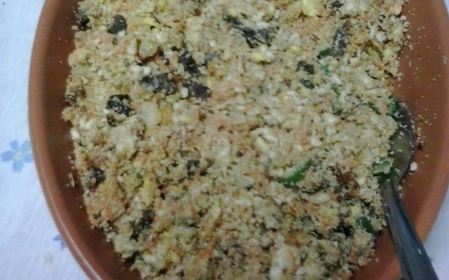 Farofa simples e saborosa