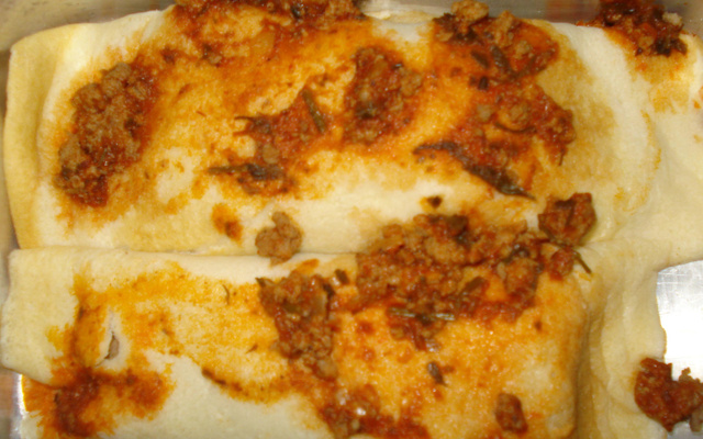 Panqueca básica de carne moída