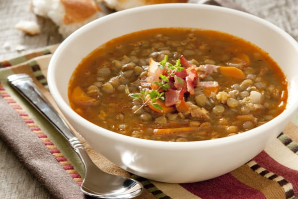 Sopa de lentilha