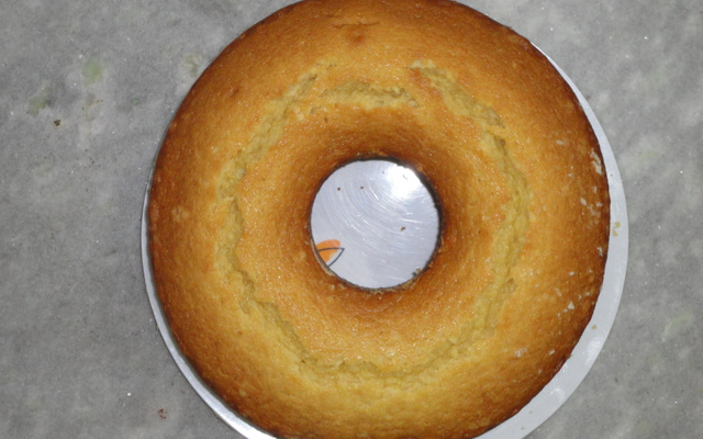 Bolo simples de fubá