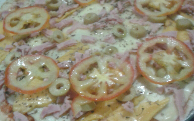 Pizza de pão francês