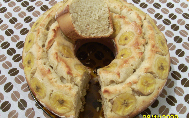 Bolo básico de banana