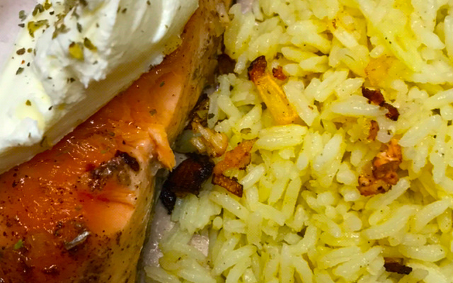 Salmão ao cream cheese