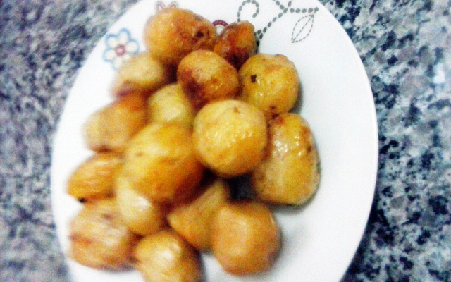 Batatinhas fritas na pressão