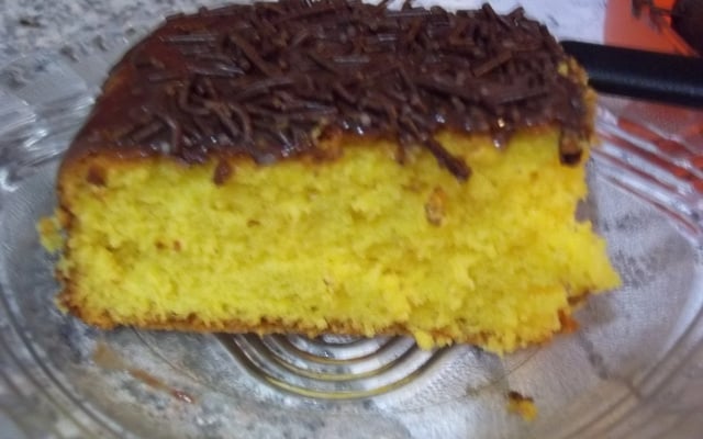 Bolo de cenoura diferente