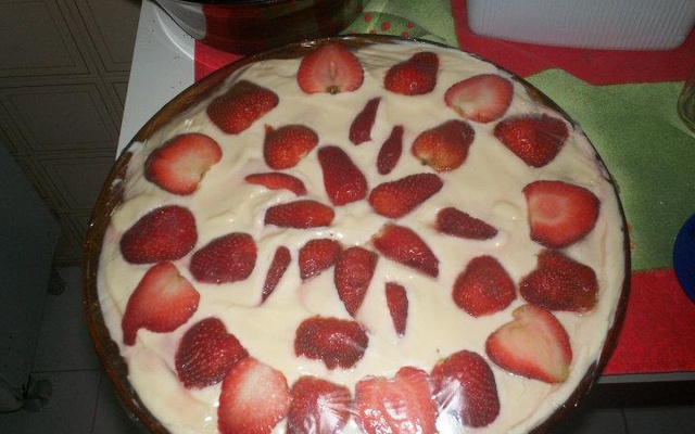 Pavê de morango Kézia