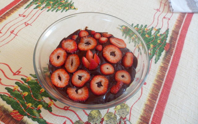 Pavê Natalino de Maracujá com Panetone