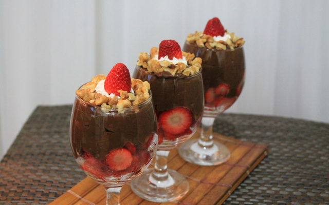 Escondidinho de morango