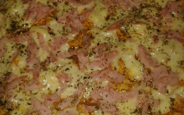 Batata de forno com frango rápida