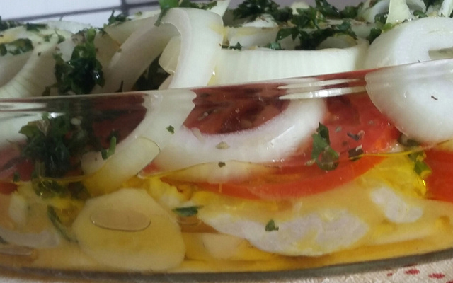 Filé de Pangasius assado