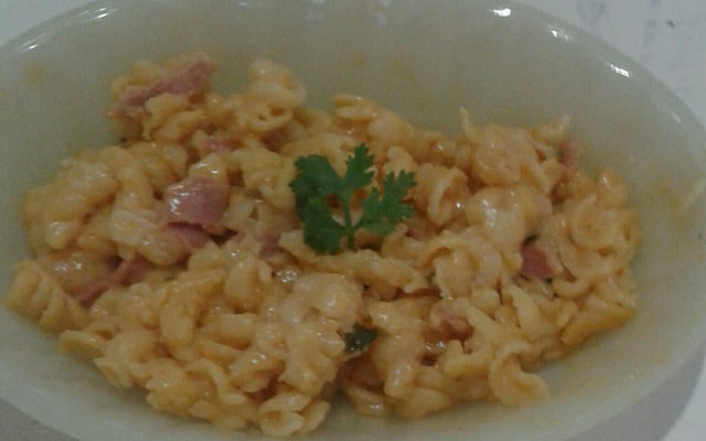Macarrão cremoso de panela de pressão