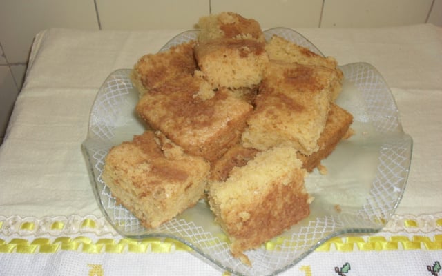 Bolo de fubá cremoso sem ovos