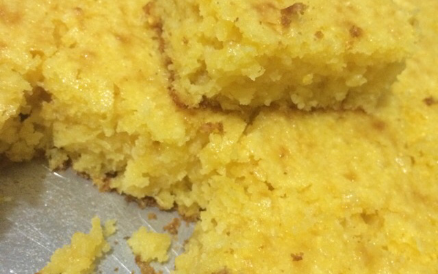Bolo de milho e milharina super rápido