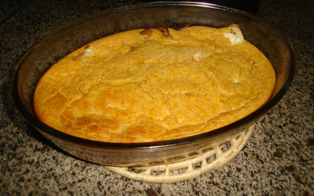 Torta de arroz de liquidificador