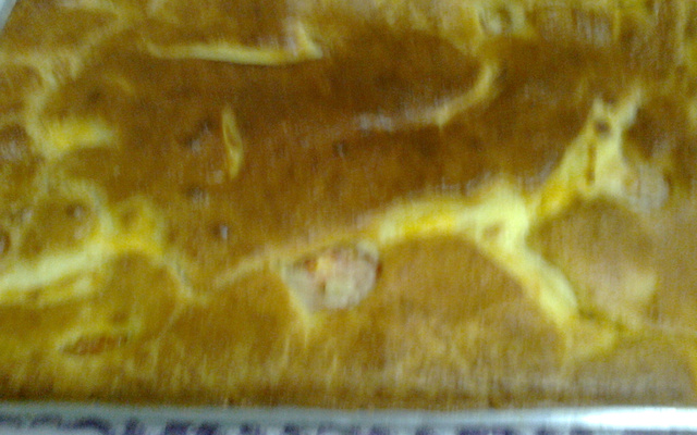 Torta cremosa de frango de liquidificador