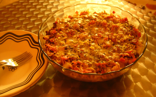 Macarronada tipo lasanha