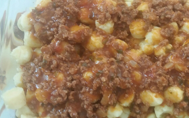 Nhoque perfeito com molho de bacon