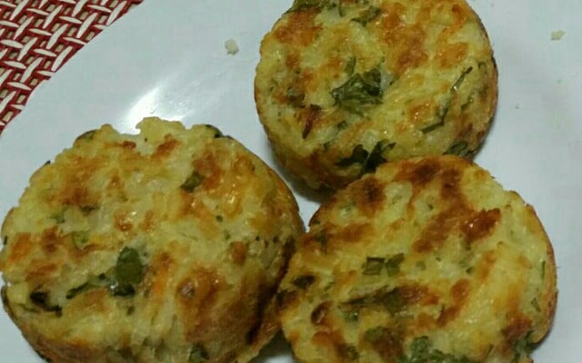 Bolinho de arroz de forno
