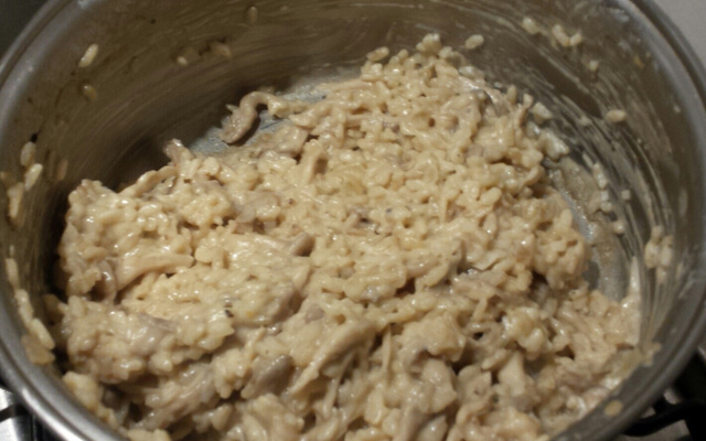 Risoto Philadelphia com Cogumelos