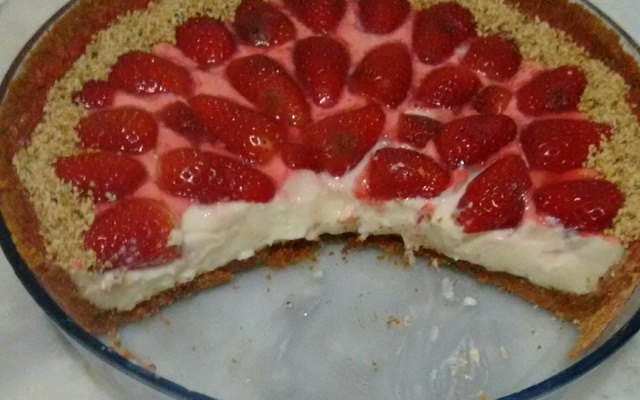 Deliciosa torta de morango
