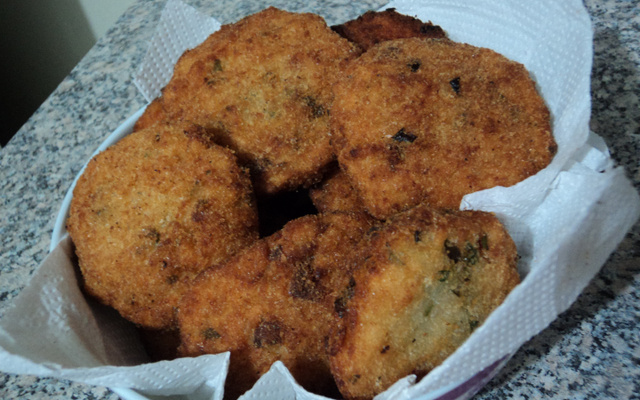 Bolinho de arroz fácil