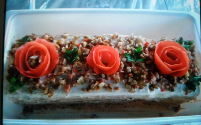 Torta fria light de sardinha