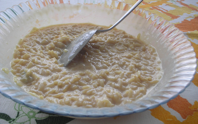 Arroz doce marronzinho