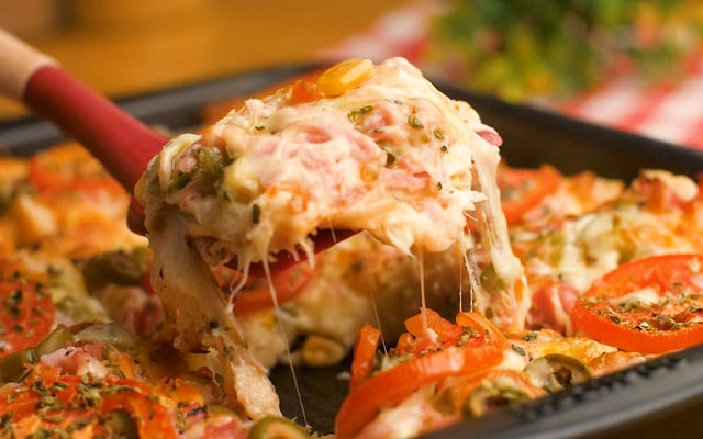 Torta de pão amanhecido