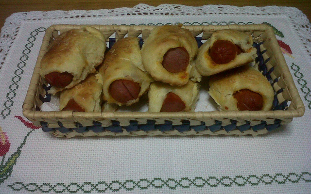 Cachorro quente de forno (cachorrinho)