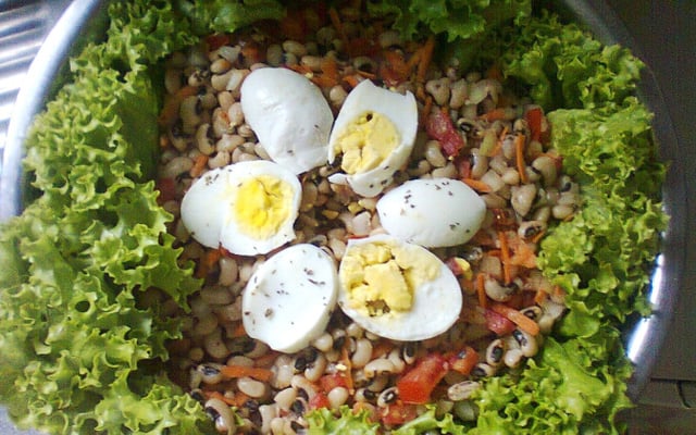 Salada de feijão fradinho