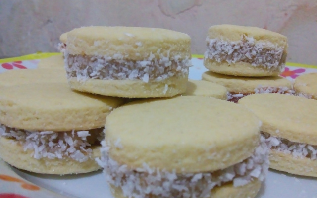 Alfajor de amido de milho