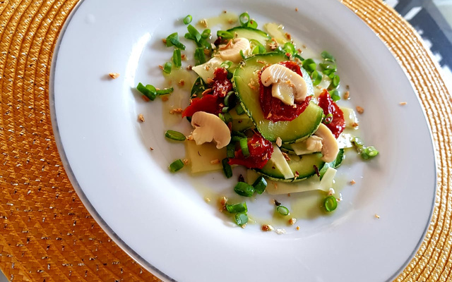 Salada de abobrinha da Nana