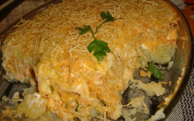 Batata recheada delícia