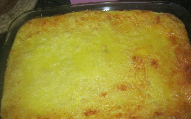 Bolo de batata com creme de leite da Aline