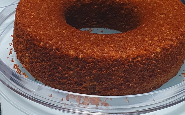 Bolo de laranja e aveia 