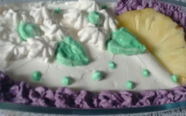 Bolo pavê de abacaxi